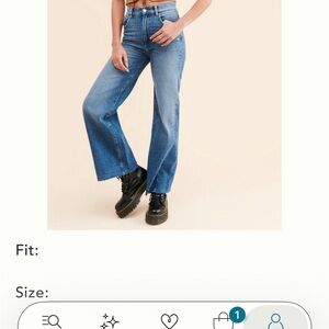 DL 1961 Vintage High-Rise Wide-Leg Women's Jeans in Light Blue size 31